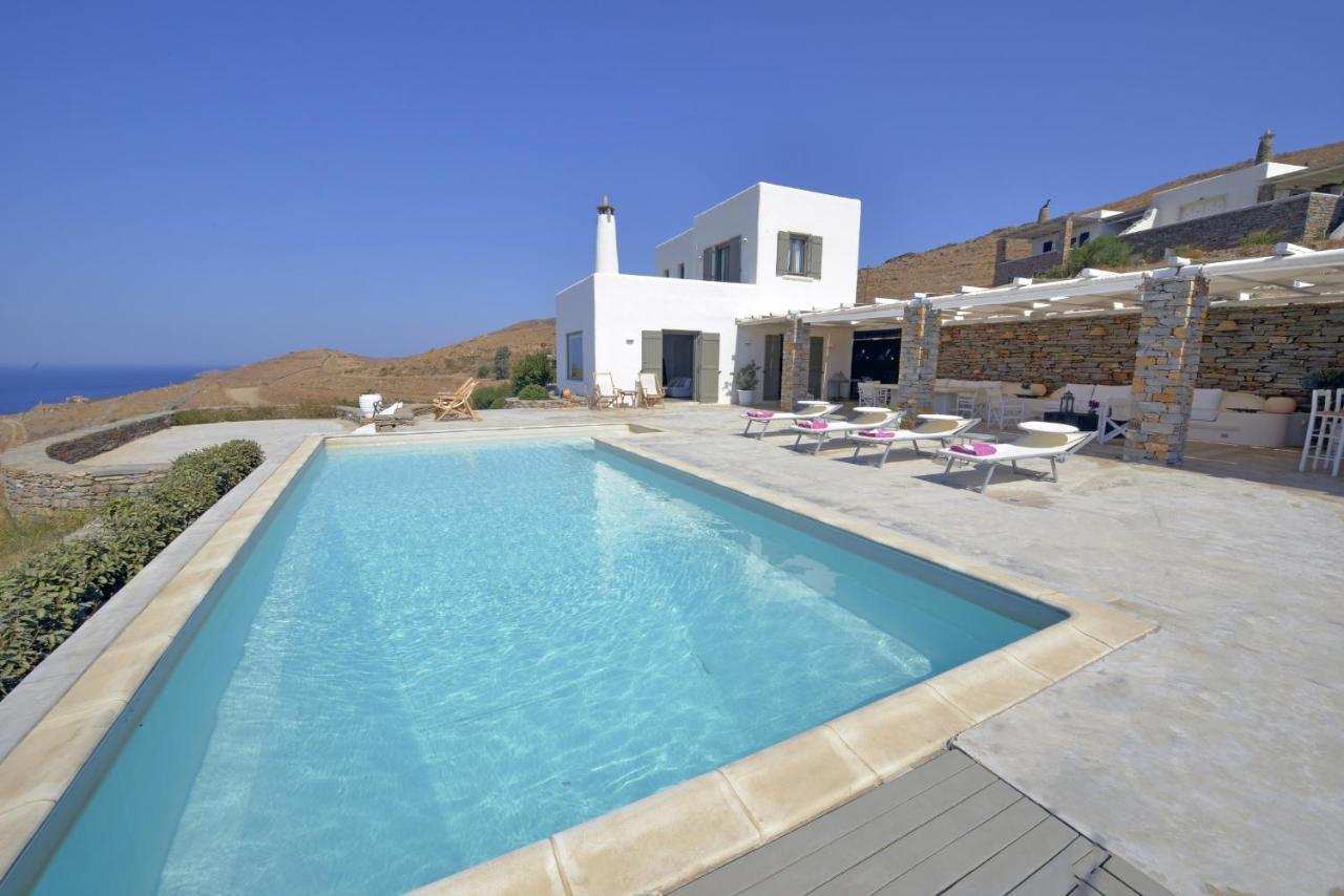 Spectacular Sunset View Villa At Melissaki Ioulis Εξωτερικό φωτογραφία