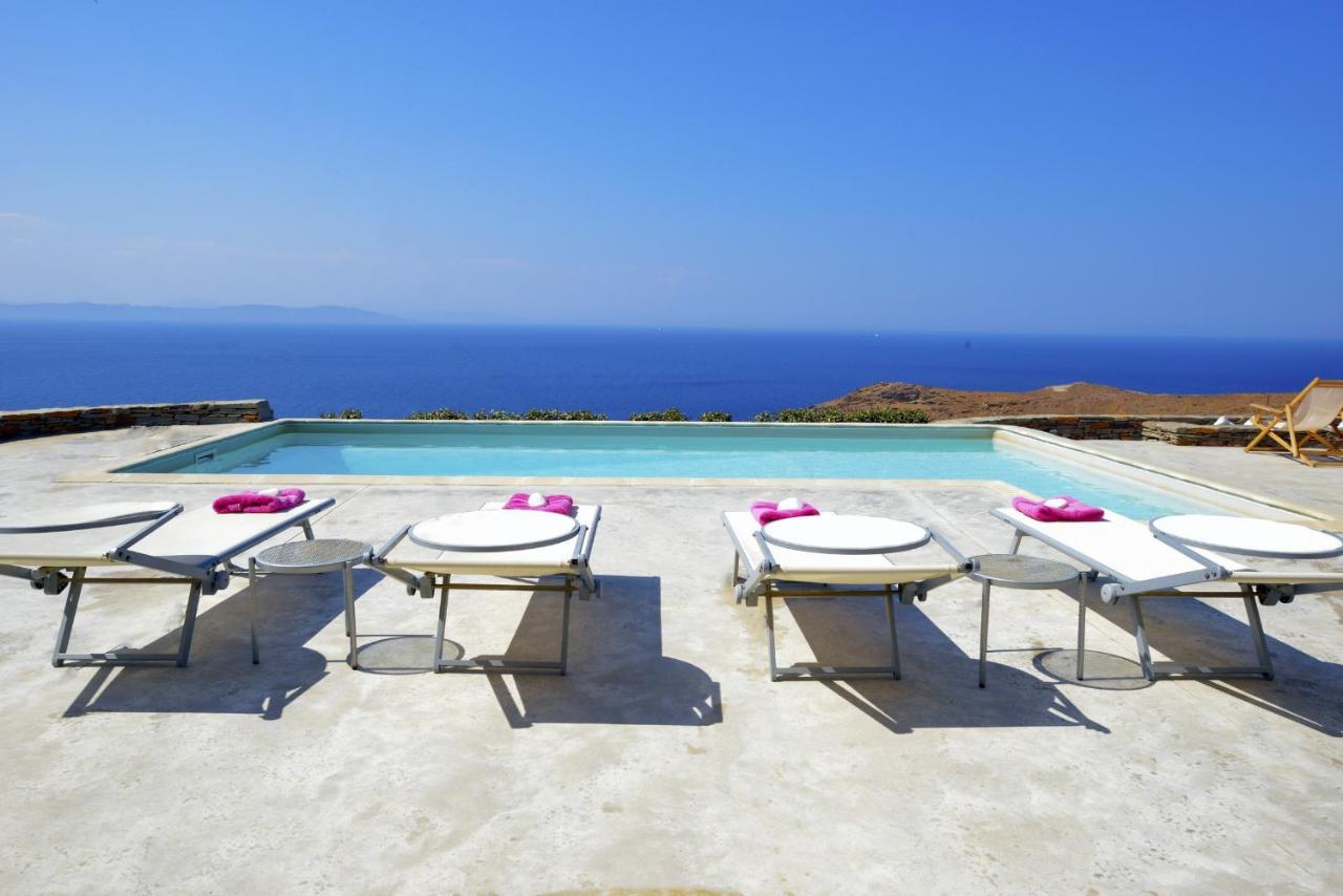 Spectacular Sunset View Villa At Melissaki Ioulis Εξωτερικό φωτογραφία