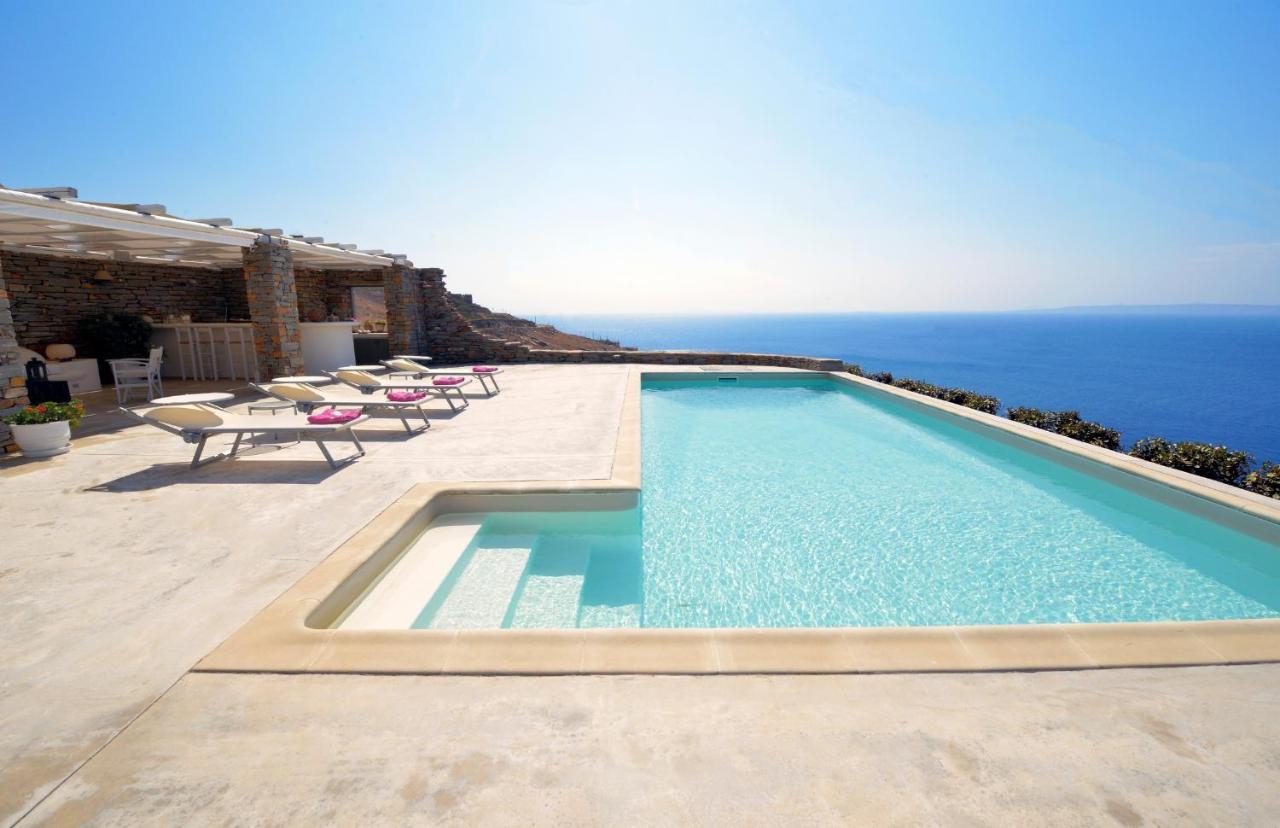 Spectacular Sunset View Villa At Melissaki Ioulis Εξωτερικό φωτογραφία