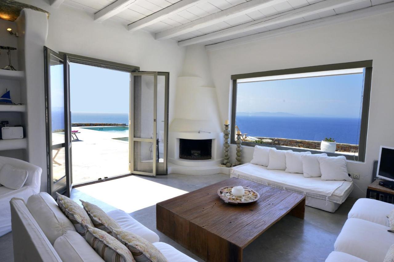 Spectacular Sunset View Villa At Melissaki Ioulis Εξωτερικό φωτογραφία