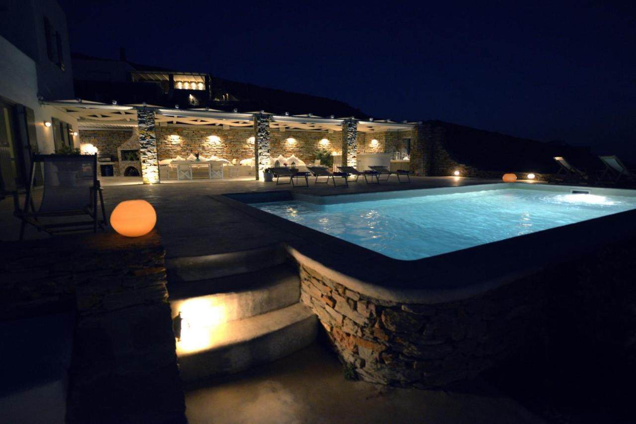 Spectacular Sunset View Villa At Melissaki Ioulis Εξωτερικό φωτογραφία