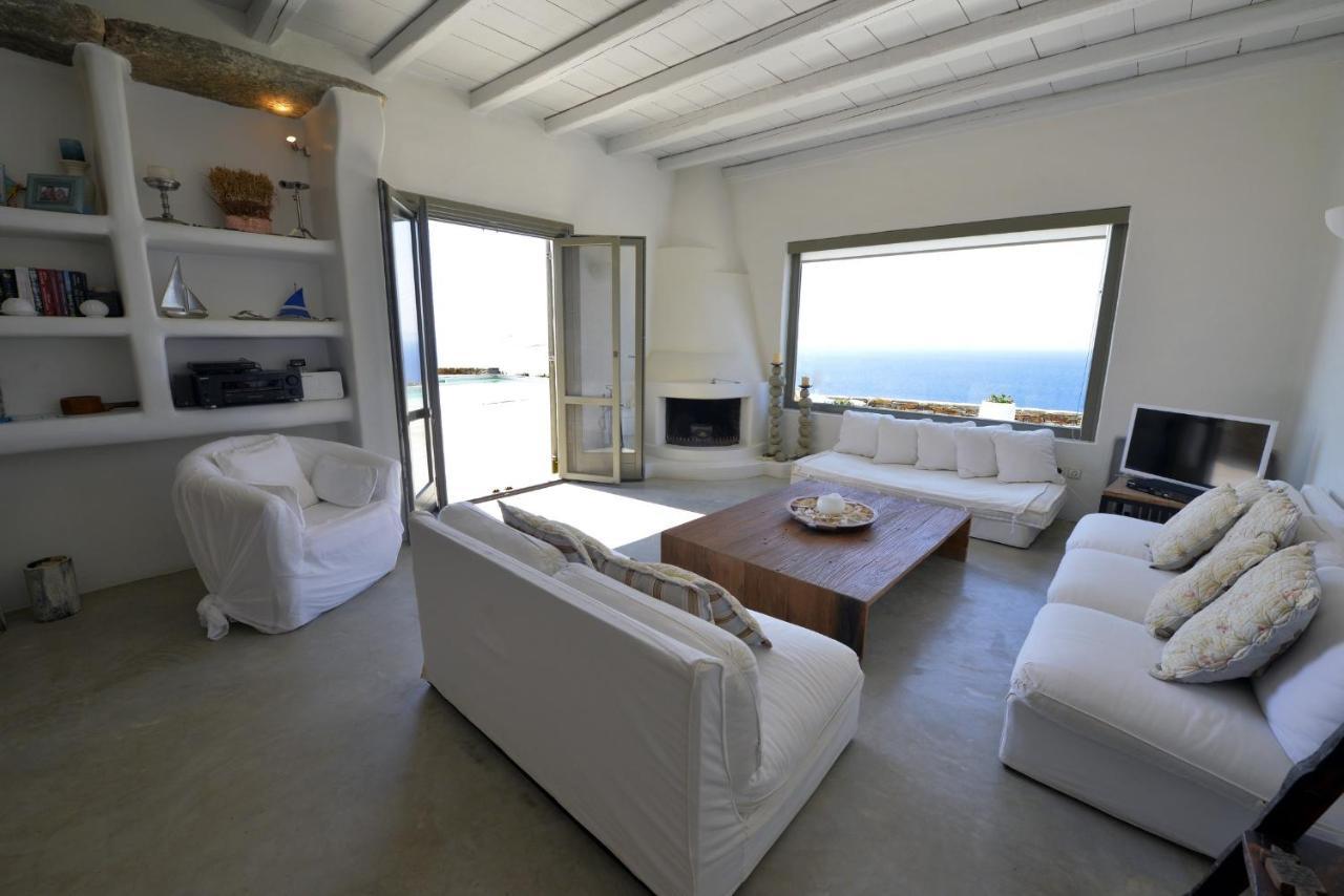 Spectacular Sunset View Villa At Melissaki Ioulis Εξωτερικό φωτογραφία