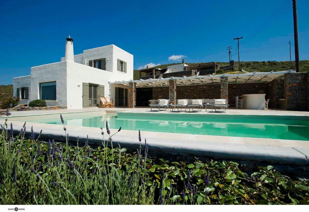 Spectacular Sunset View Villa At Melissaki Ioulis Εξωτερικό φωτογραφία