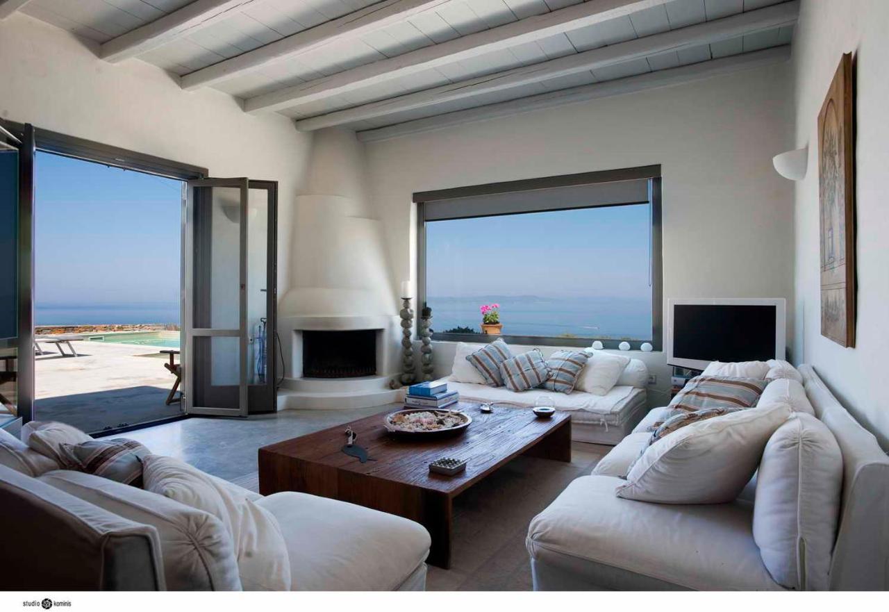 Spectacular Sunset View Villa At Melissaki Ioulis Εξωτερικό φωτογραφία