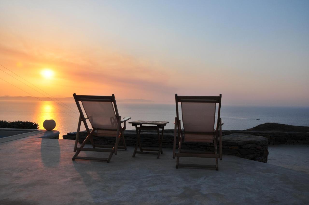 Spectacular Sunset View Villa At Melissaki Ioulis Εξωτερικό φωτογραφία