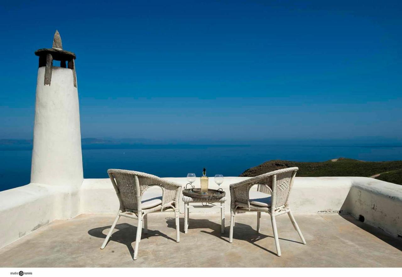 Spectacular Sunset View Villa At Melissaki Ioulis Εξωτερικό φωτογραφία
